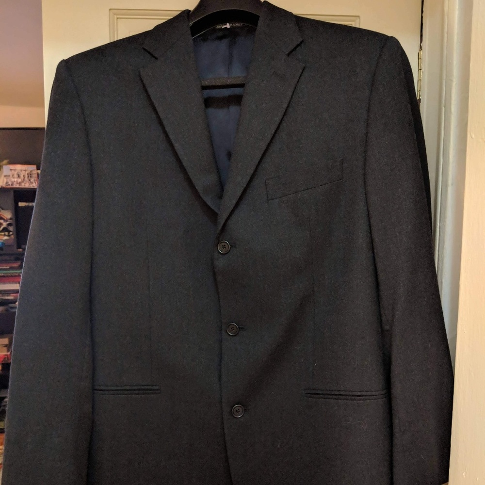 Jhane Barnes Three Button Wool Suit